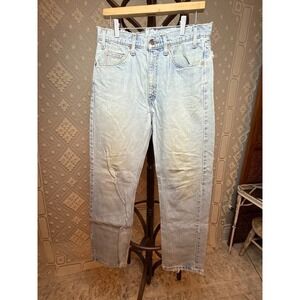 Vtg 1998 Levi's 505 Orange Tab Jeans | distressed/patina Straight Leg W33 x L30